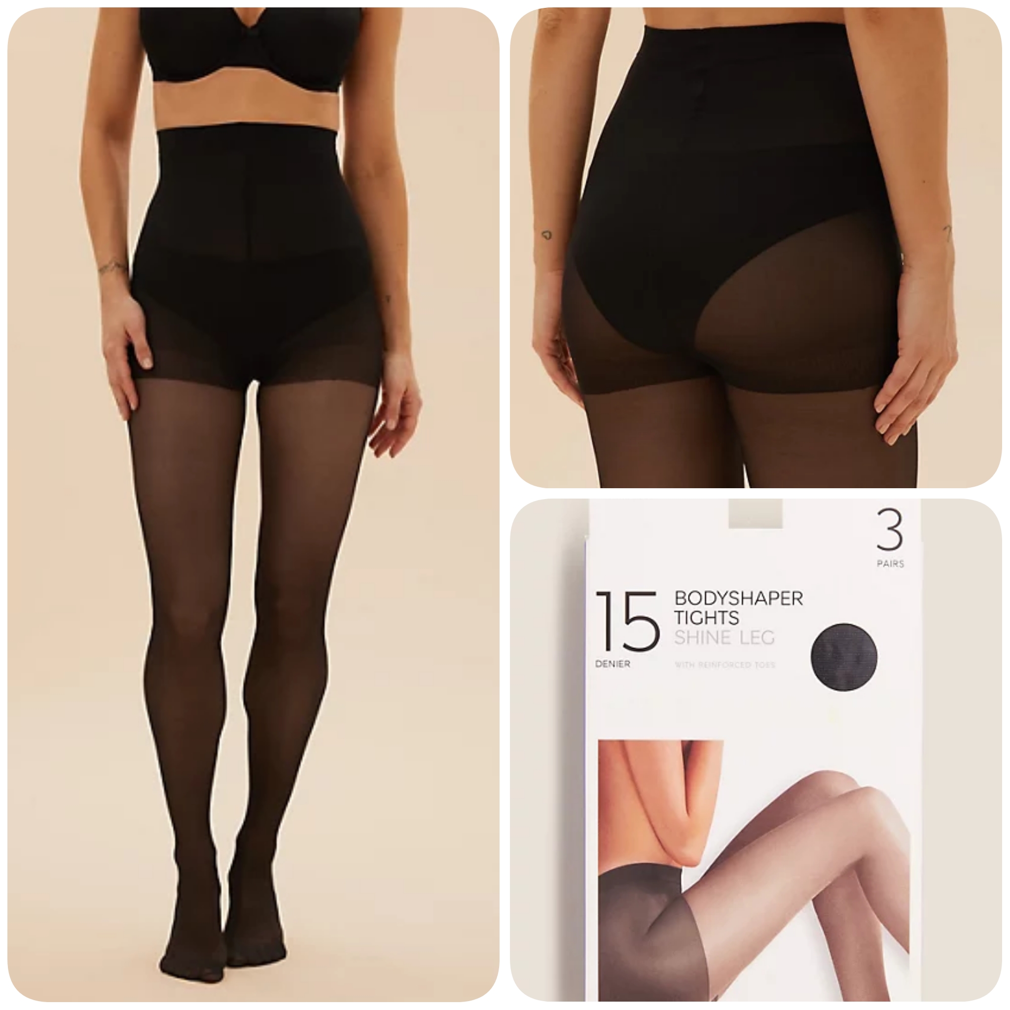 15D Shine Bodyshaper Tights - Ruzzy Essentials